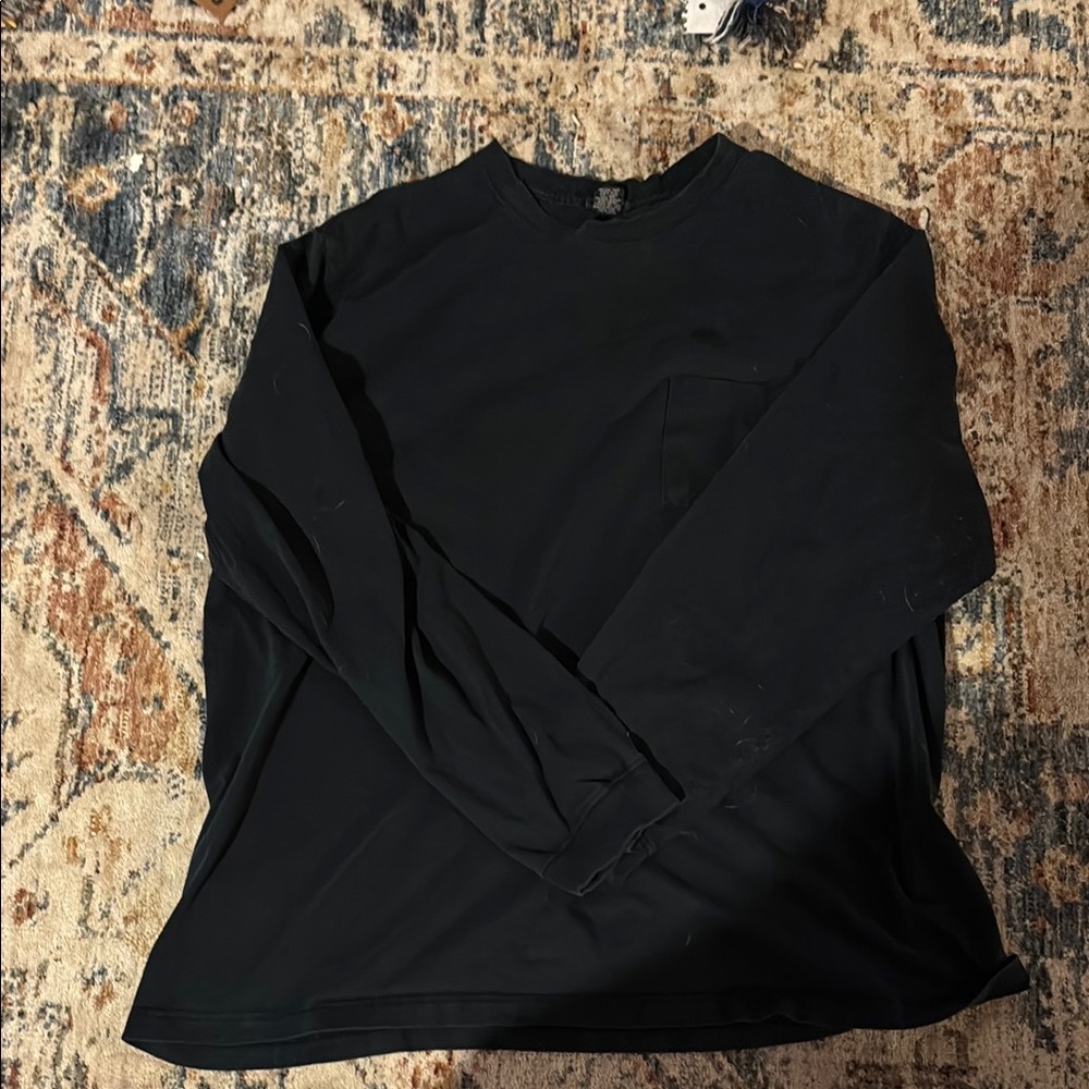 Cherokee Black Long Sleeve Tee Classic Design